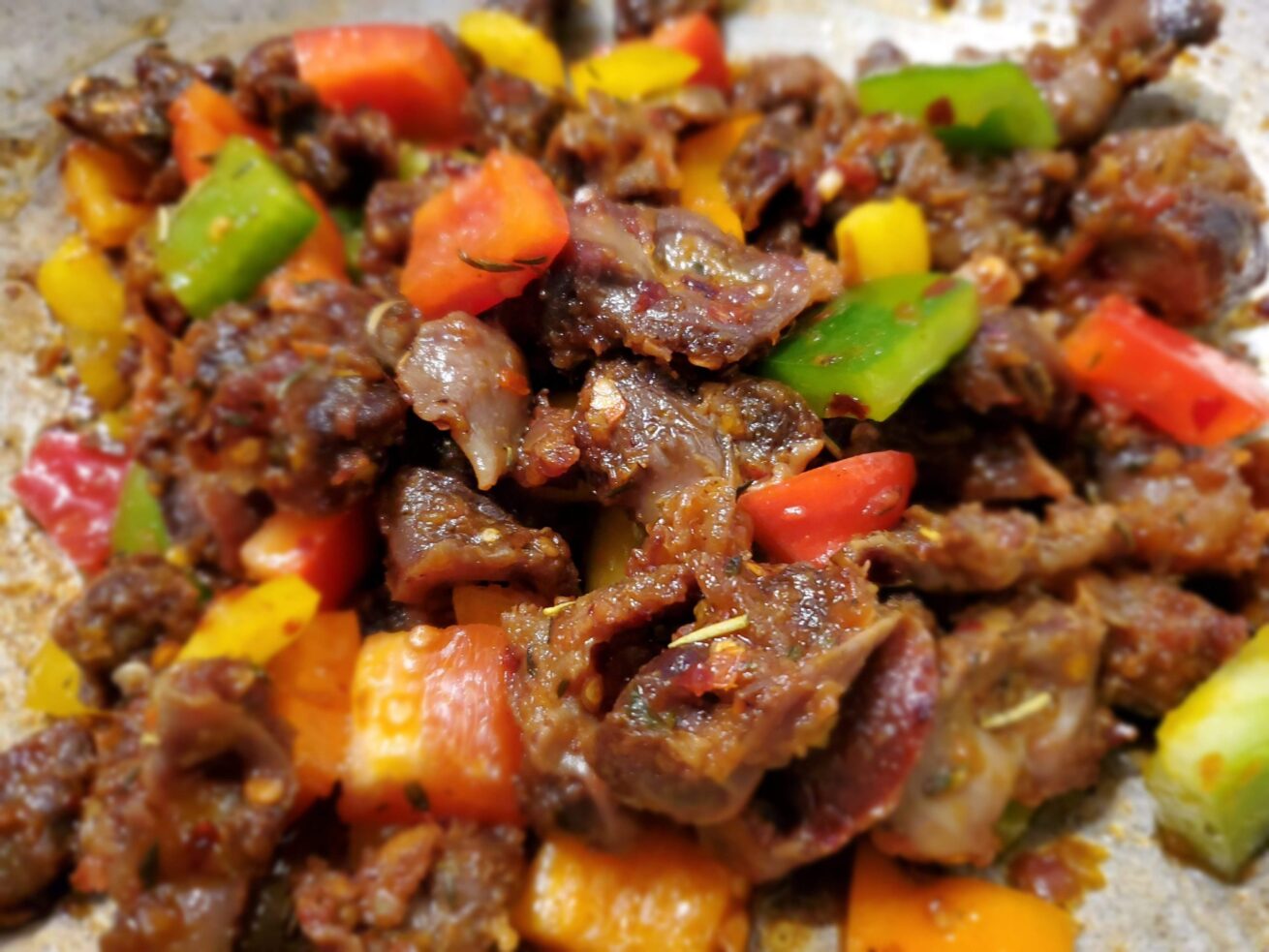 PEPPERED BEEF